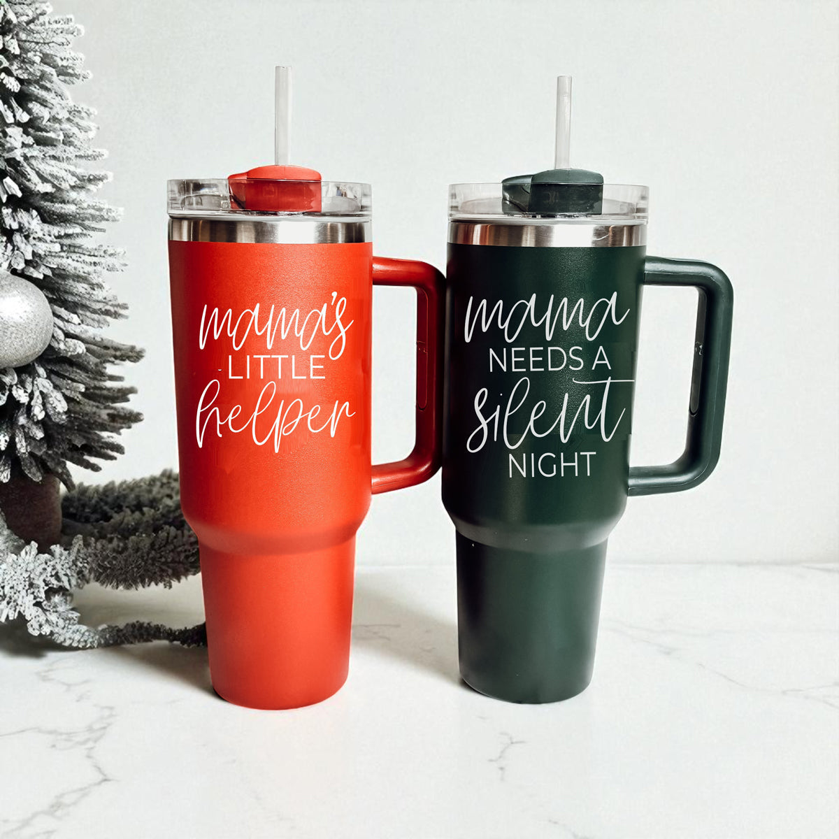 Funny Christmas mom tumbler - mamas little helper 40oz drinkware
Christmas mom gift tumbler red green - mamas little helper seasonal
Holiday gift for mom 40oz tumbler - mamas little helper Christmas cup in bulk