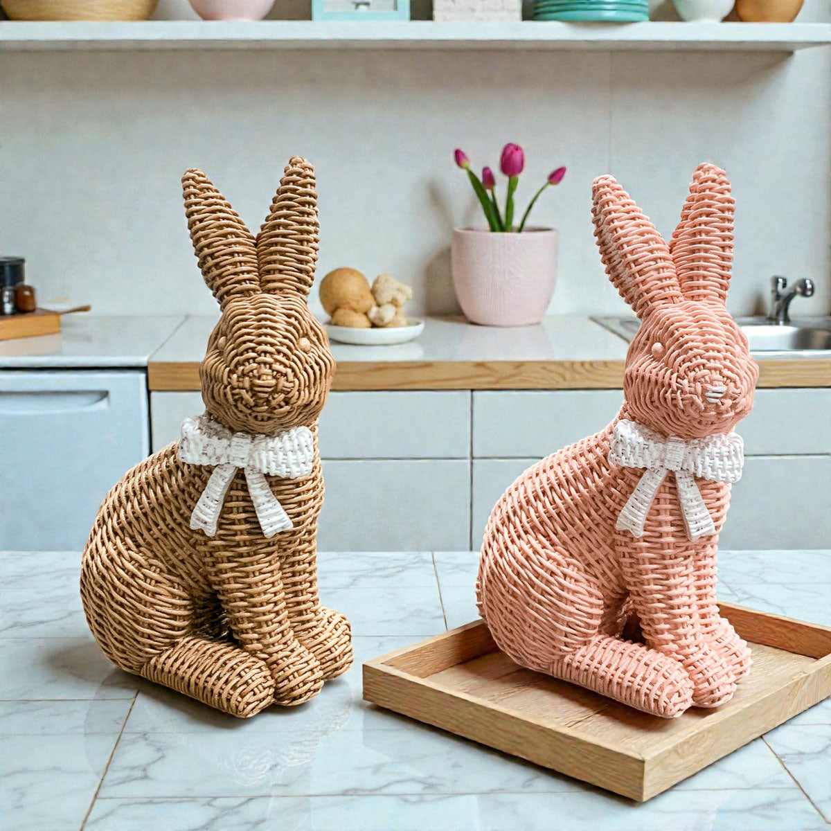 Basketweave Easter Bunny