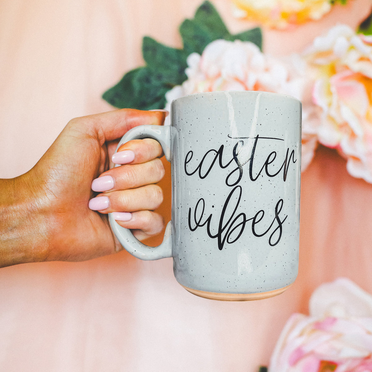 spring morning coffee
easter mood decor
speckled easter mug
pastel coffee cup