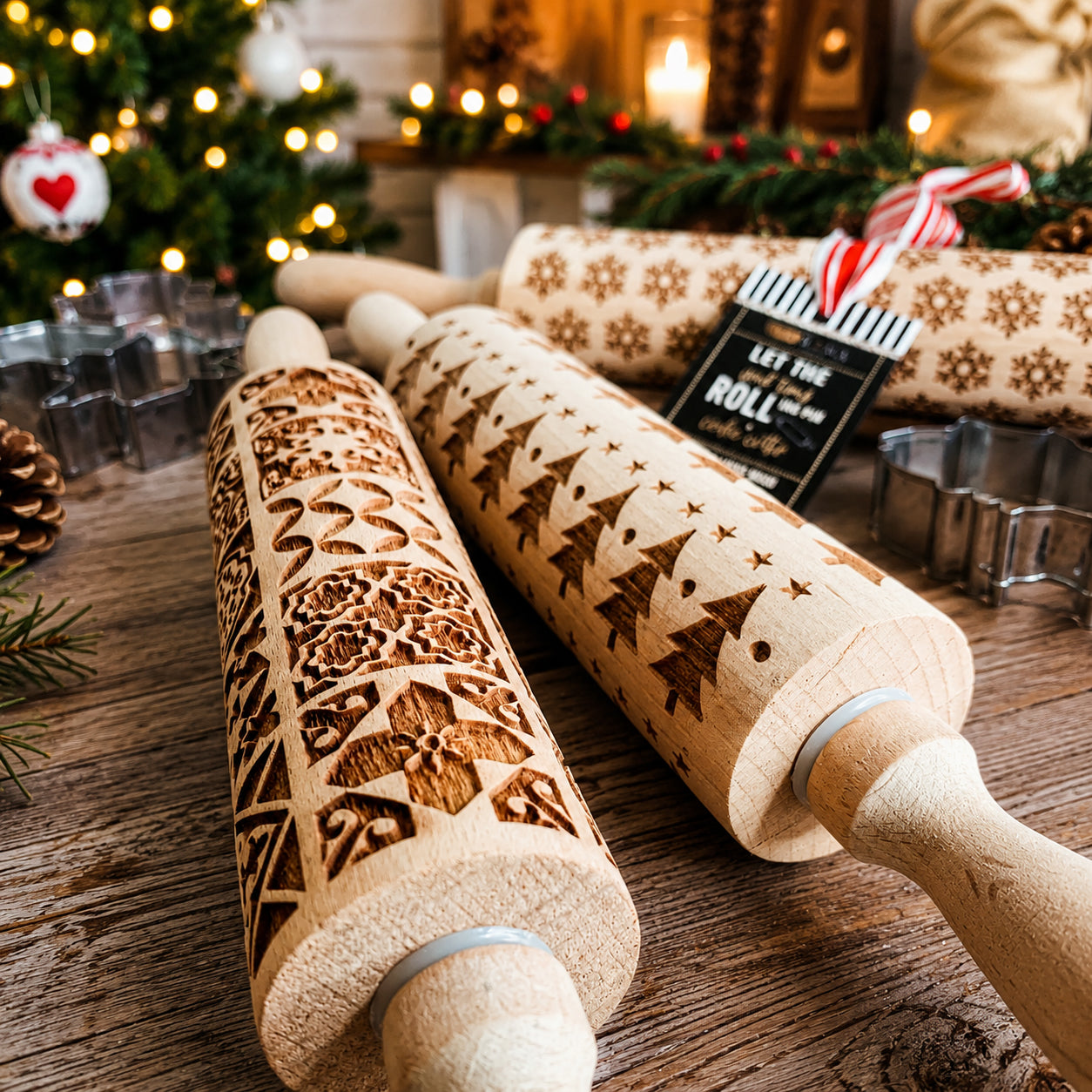 Christmas Rolling Pin Set