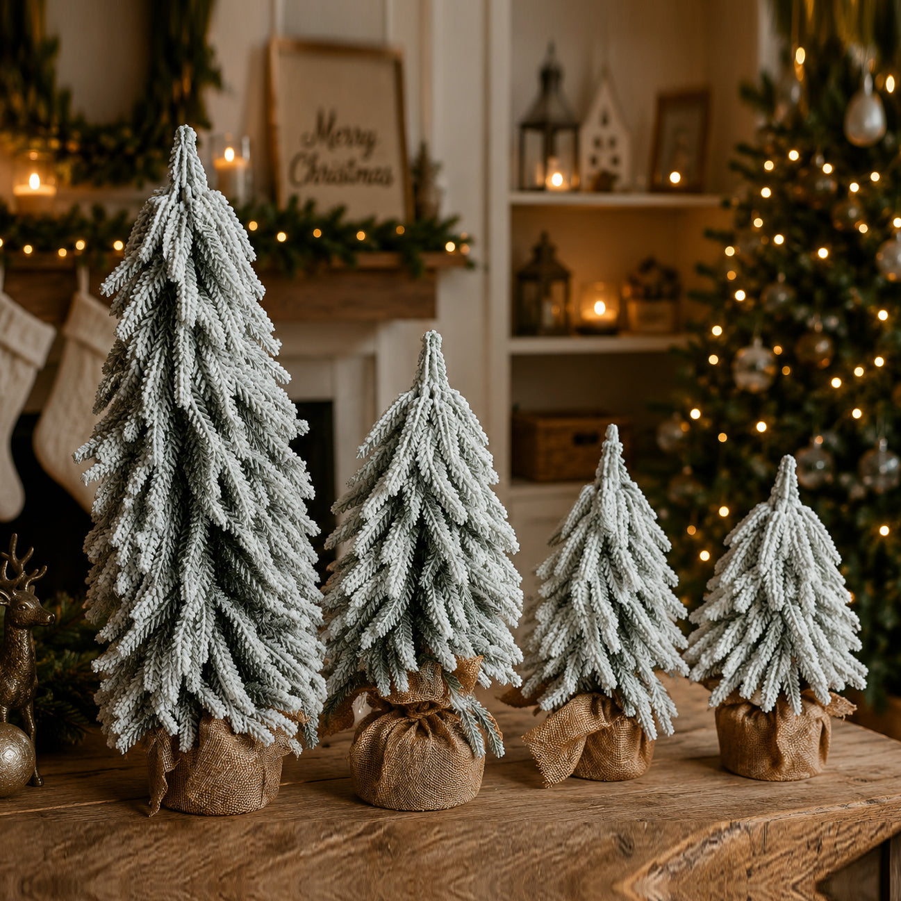 Snow Christmas Trees NEW
