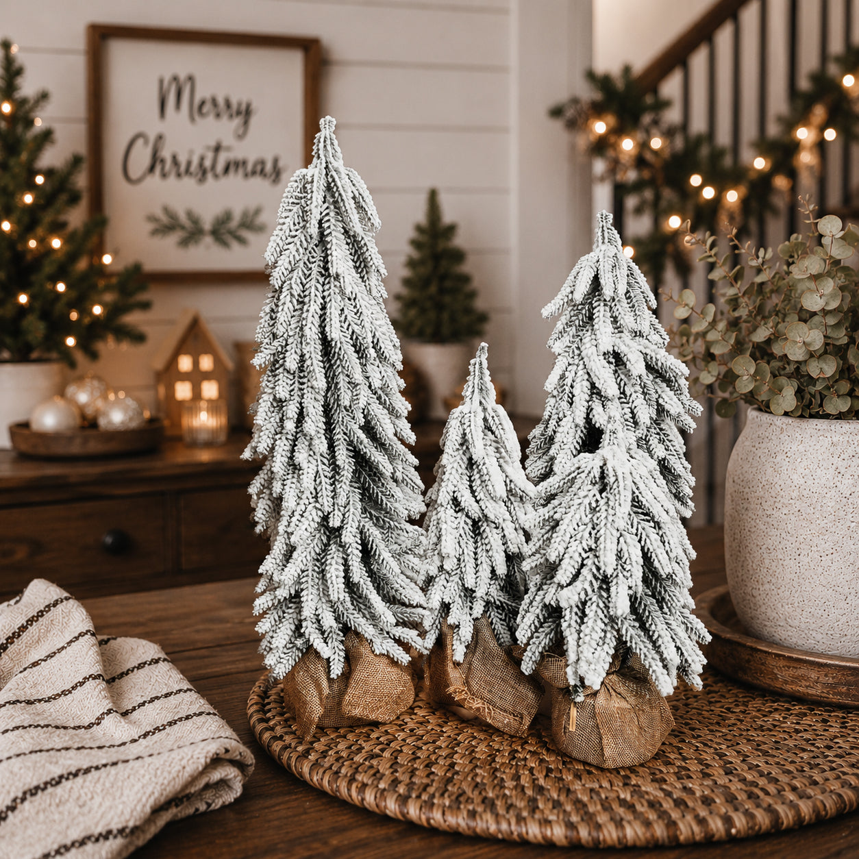 Snow Christmas Trees NEW