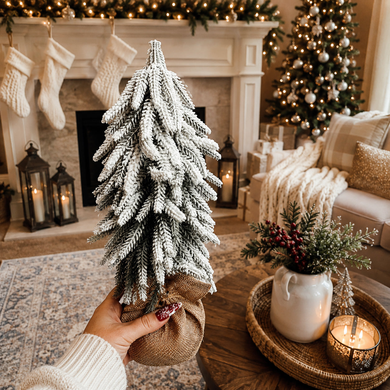 Snow Christmas Trees NEW