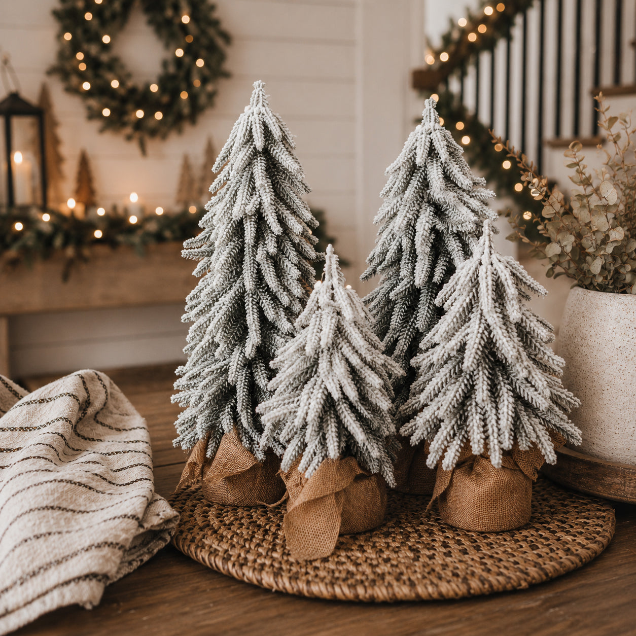 Snow Christmas Trees NEW