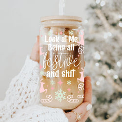 Funny Christmas Cup
Funny wine glass for christmas
funny christmas glass