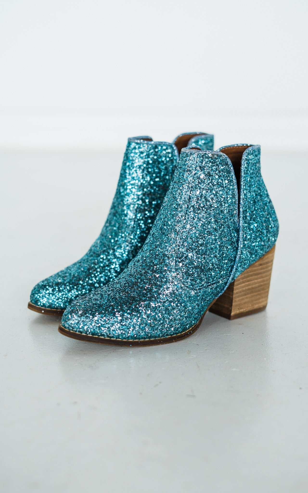 Fiera Booties in Blue - Rural Haze