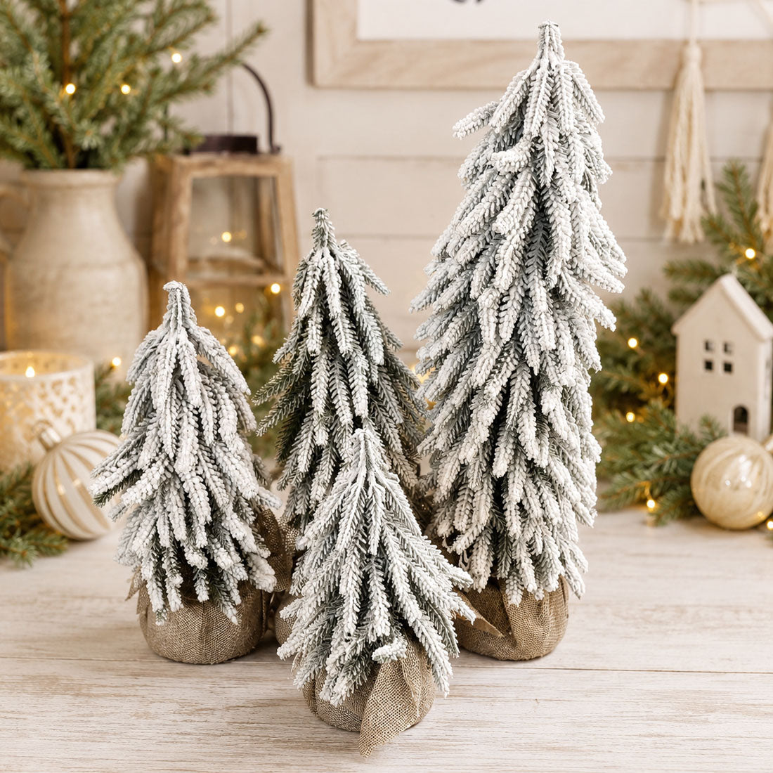 Snow Christmas Trees NEW