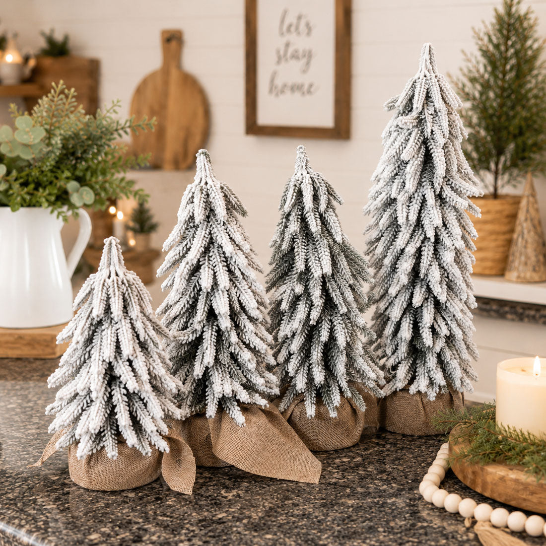 Snow Christmas Trees NEW