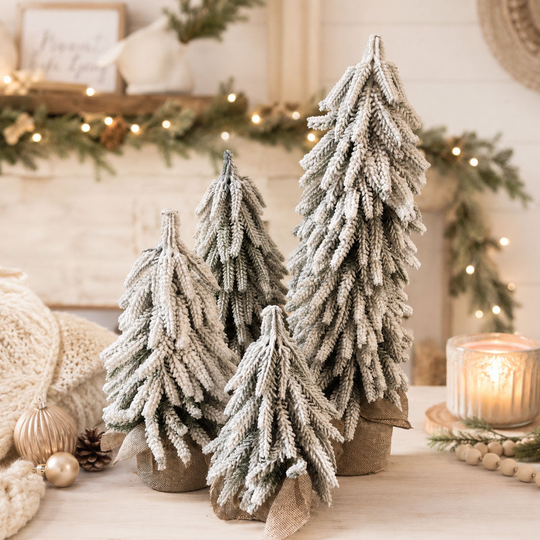 Snow Christmas Trees NEW