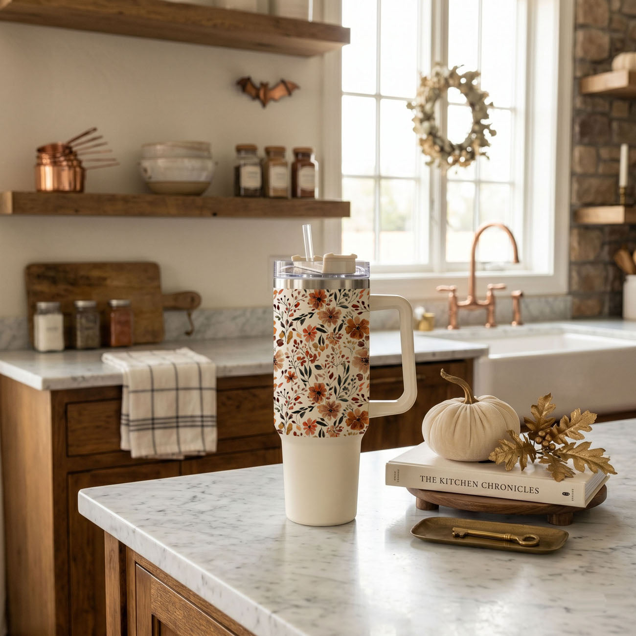 large floral tumbler cup
fall flower pattern tumbler
neutral floral coffee cup
cute cozy season tumbler
autumn floral travel cup
pumpkin patch aesthetic tumbler
floral stainless steel tumbler
trendy fall tumbler with handle
cute floral iced coffee tumbler