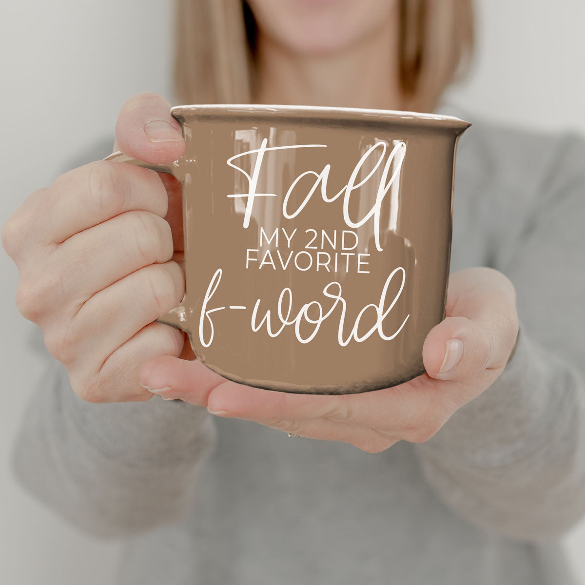 funny f word fall mug for office desk
autumn coffee mug with playful adult humor
fall themed ceramic mug for hot coffee and cocoa
trendy fall quote mug for latte bar styling
