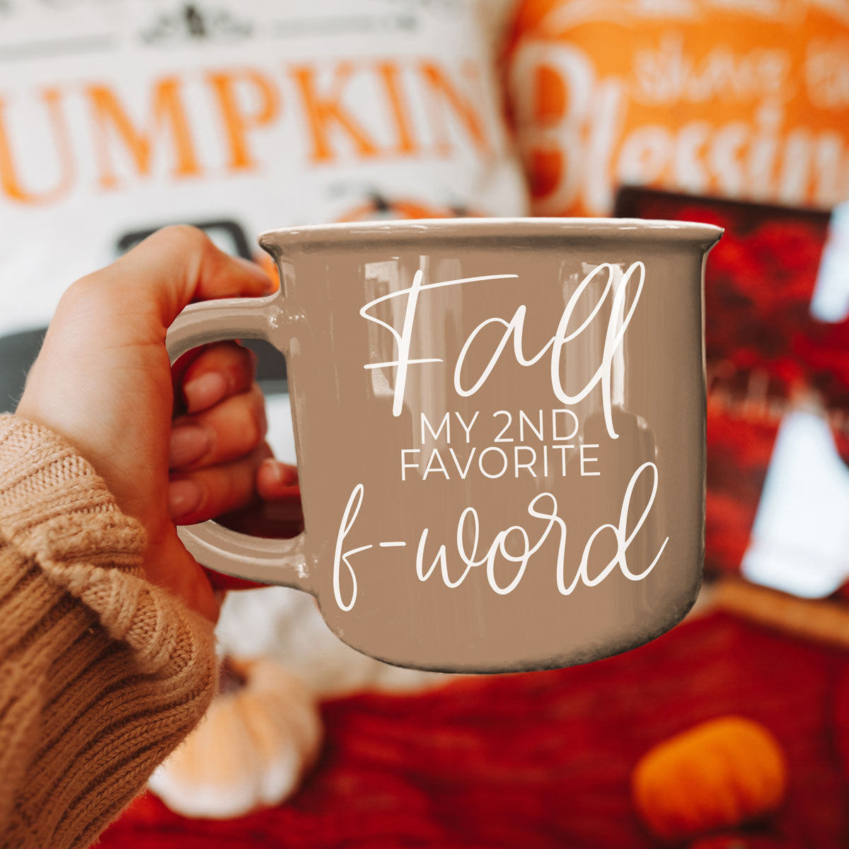 unique fall home decor and coffee bar accessories
funny adult humor fall mugs for autumn lovers
limited edition fall drinkware for seasonal sippers
fall joke mug for pumpkin spice lovers
modern script fall quote coffee mug
funny autumn mug for best friend gift
adult humor fall mug for coffee lovers
minimalist fall coffee cup with funny saying
fall kitchen decor mug with sarcastic quote