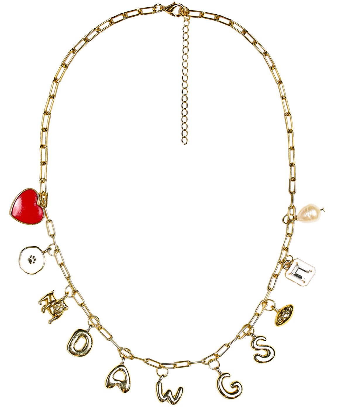 Gameday Charm Necklace - 18k Gold Plated