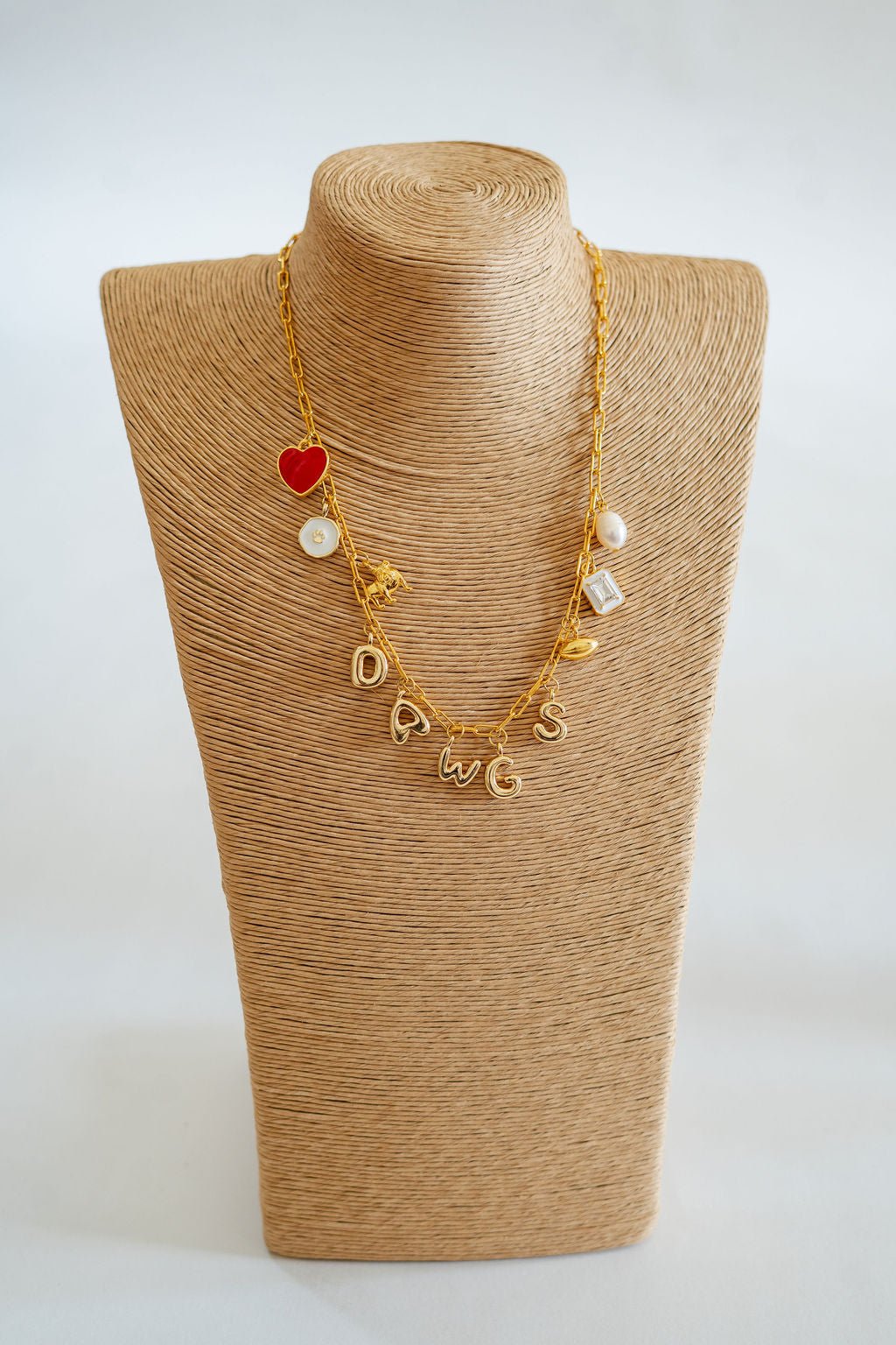 Gameday Charm Necklace - 18k Gold Plated