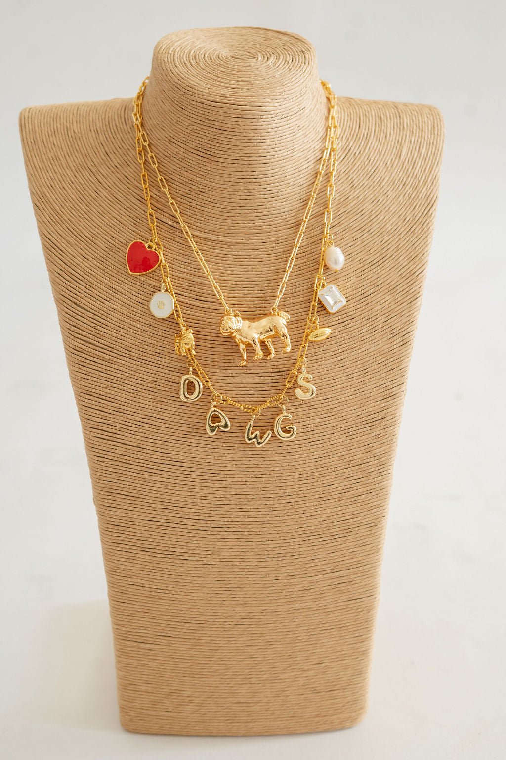 Gameday Charm Necklace - 18k Gold Plated