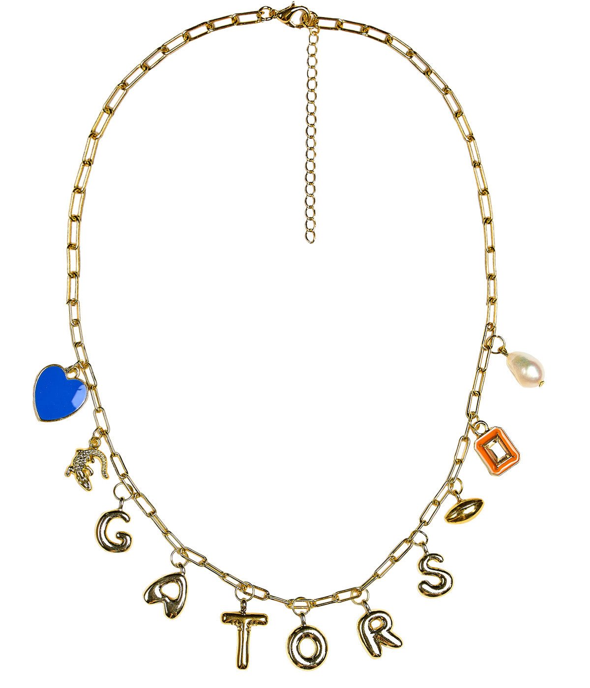 Gameday Charm Necklace - 18k Gold Plated