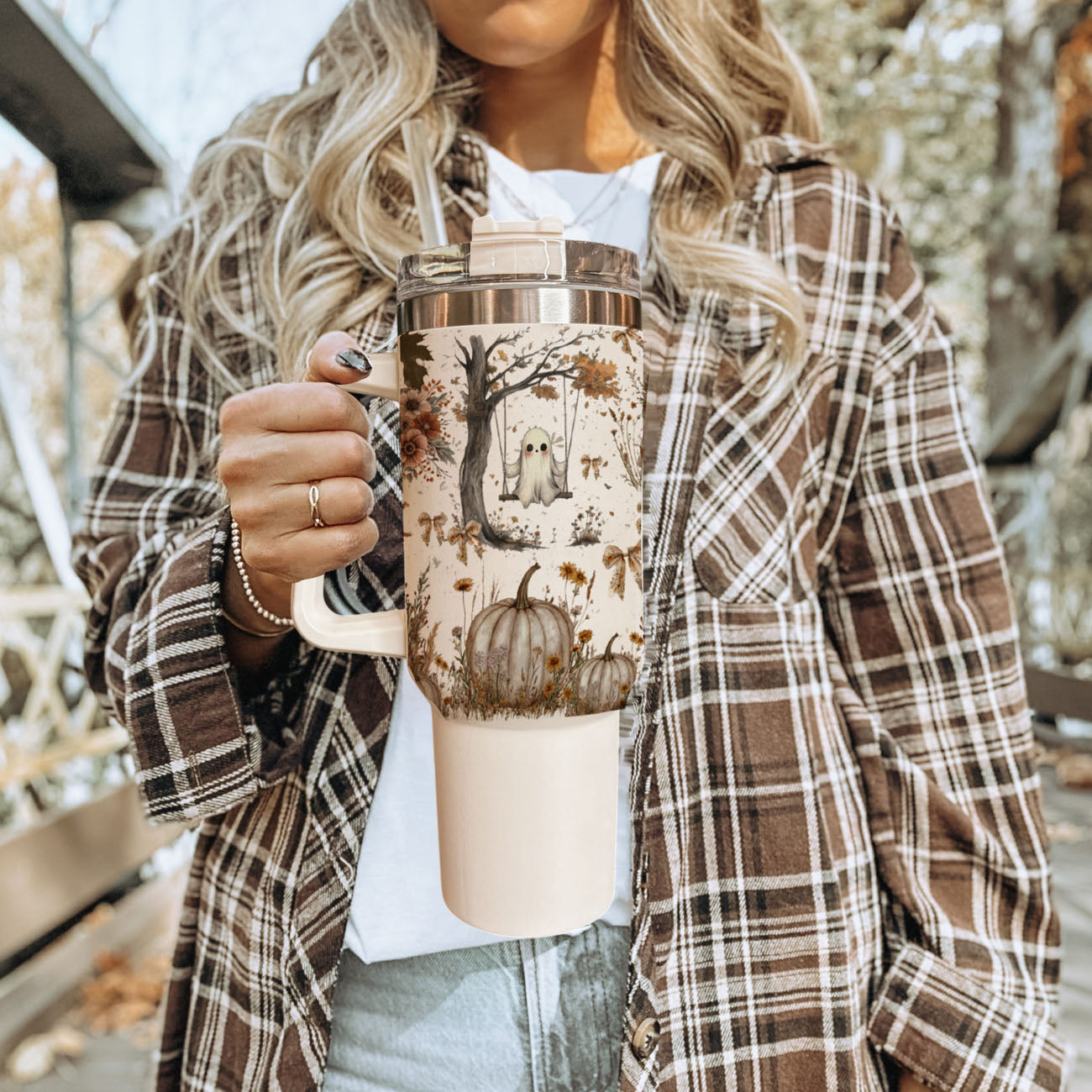cozy spooky season drinkware
ghost tumbler for coffee lovers
cute ghost tumbler aesthetic gift
neutral halloween tumbler with straw
ghost coffee station tumbler
cottagecore spooky tumbler aesthetic
cute pumpkin ghost cup
neutral spooky coffee aesthetic