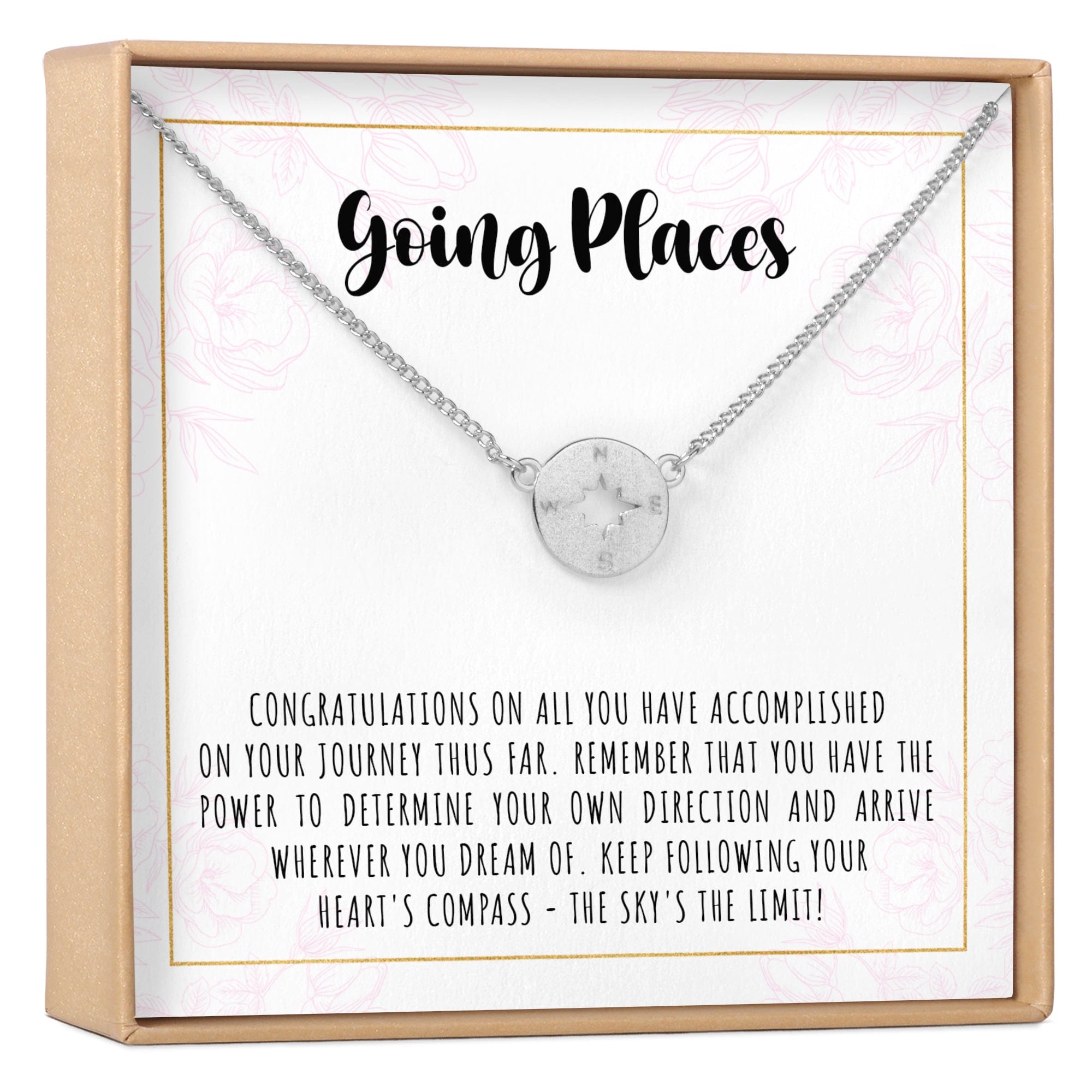 Graduation Compass Necklace