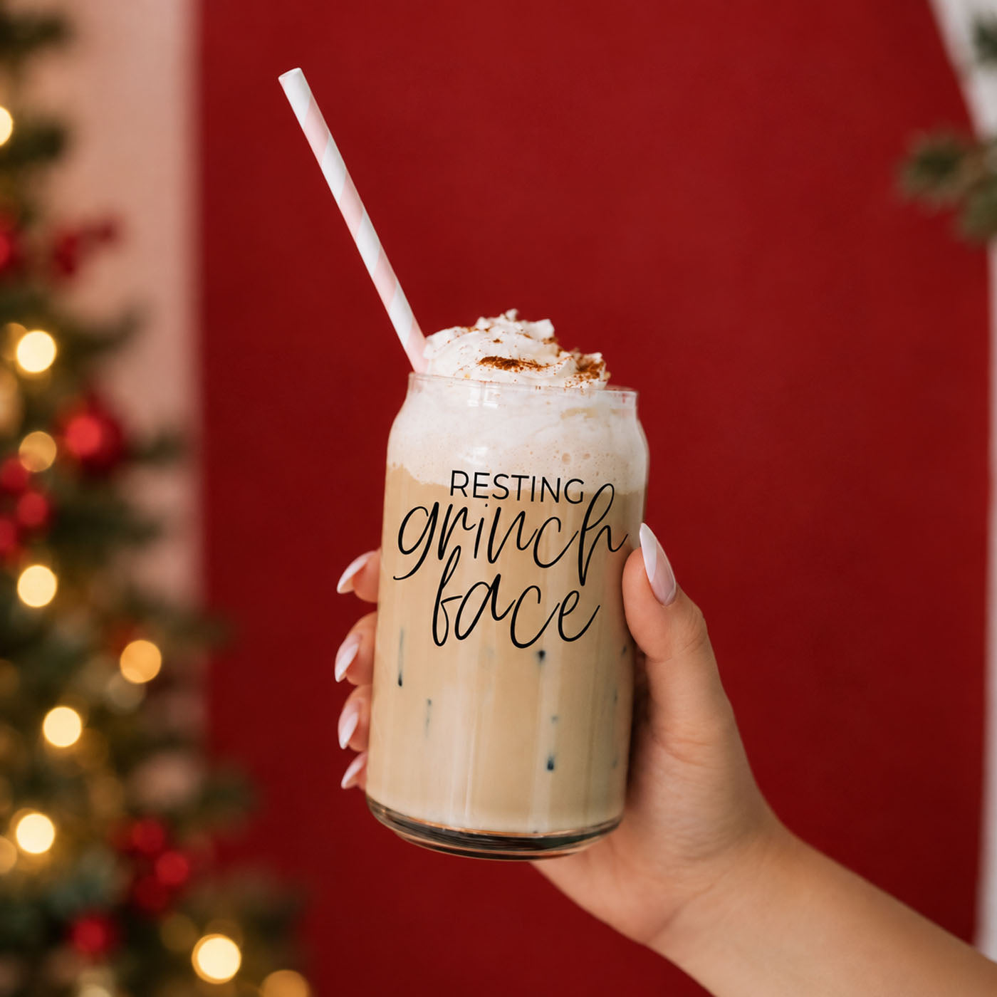 Grinch Face Set Cup