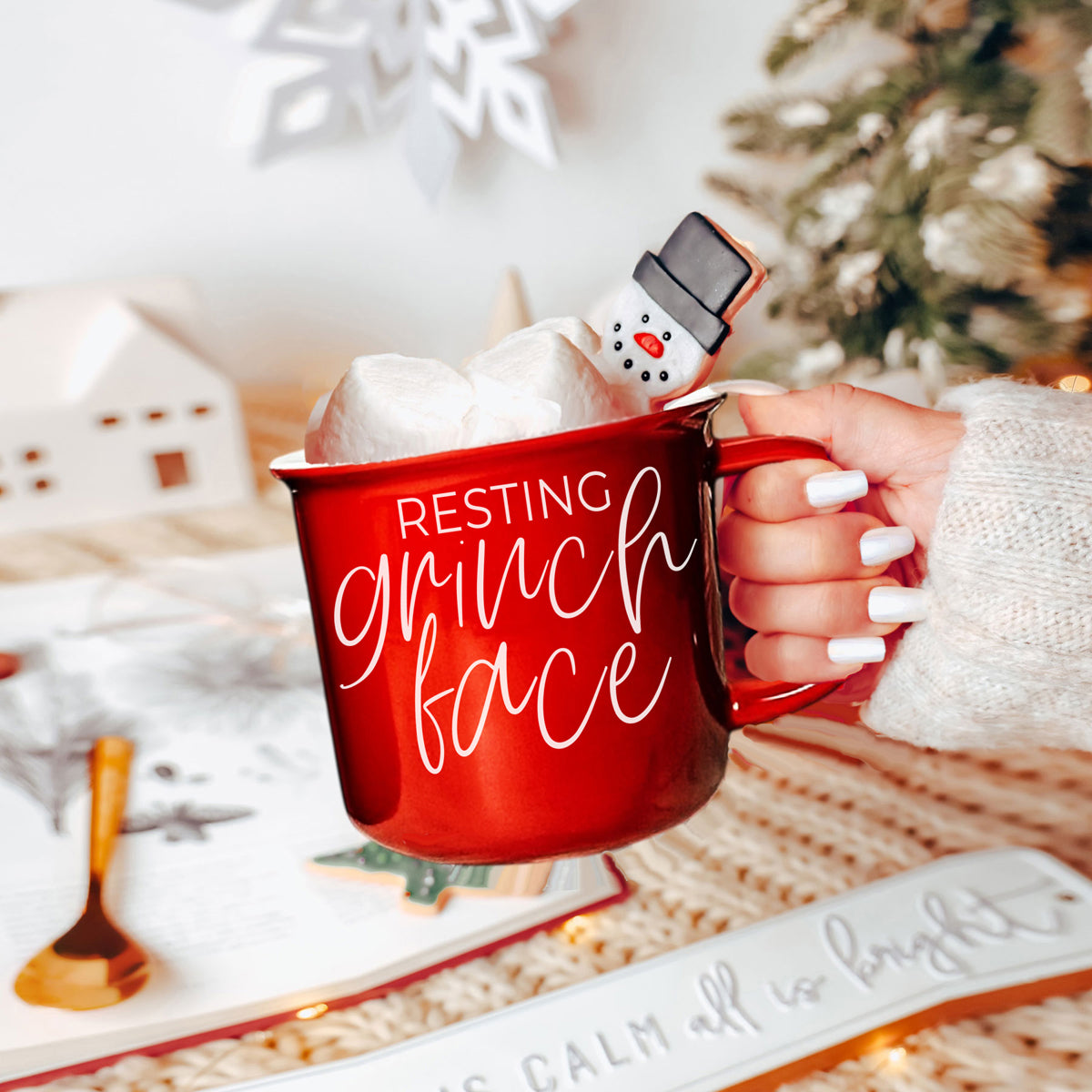 Grinch Face Mug