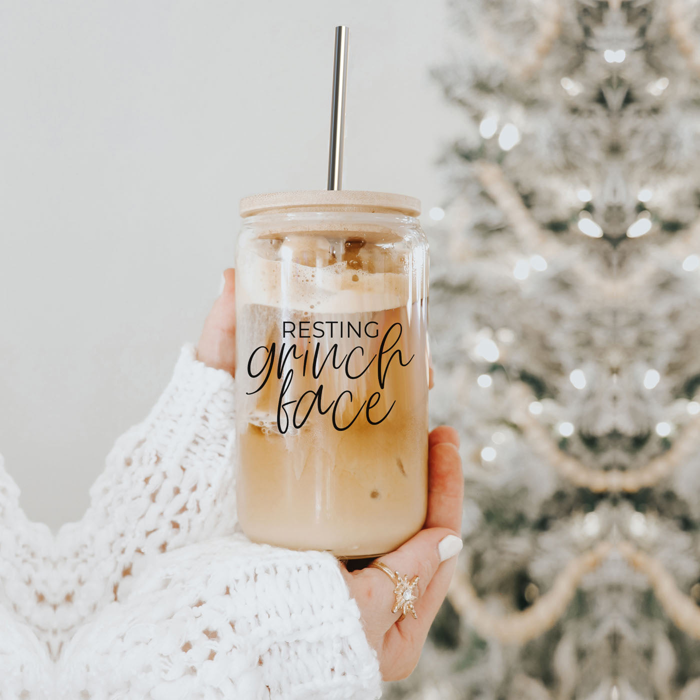 Grinch Face Set Cup