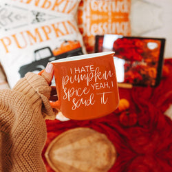 Orange ceramic mugs, Modern Fall and Halloween Coffee Mugs for sale in bulk