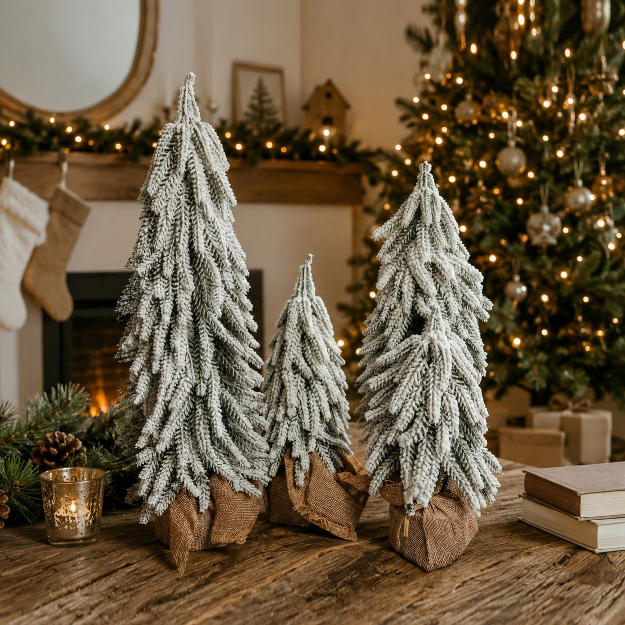 Snow Christmas Trees NEW