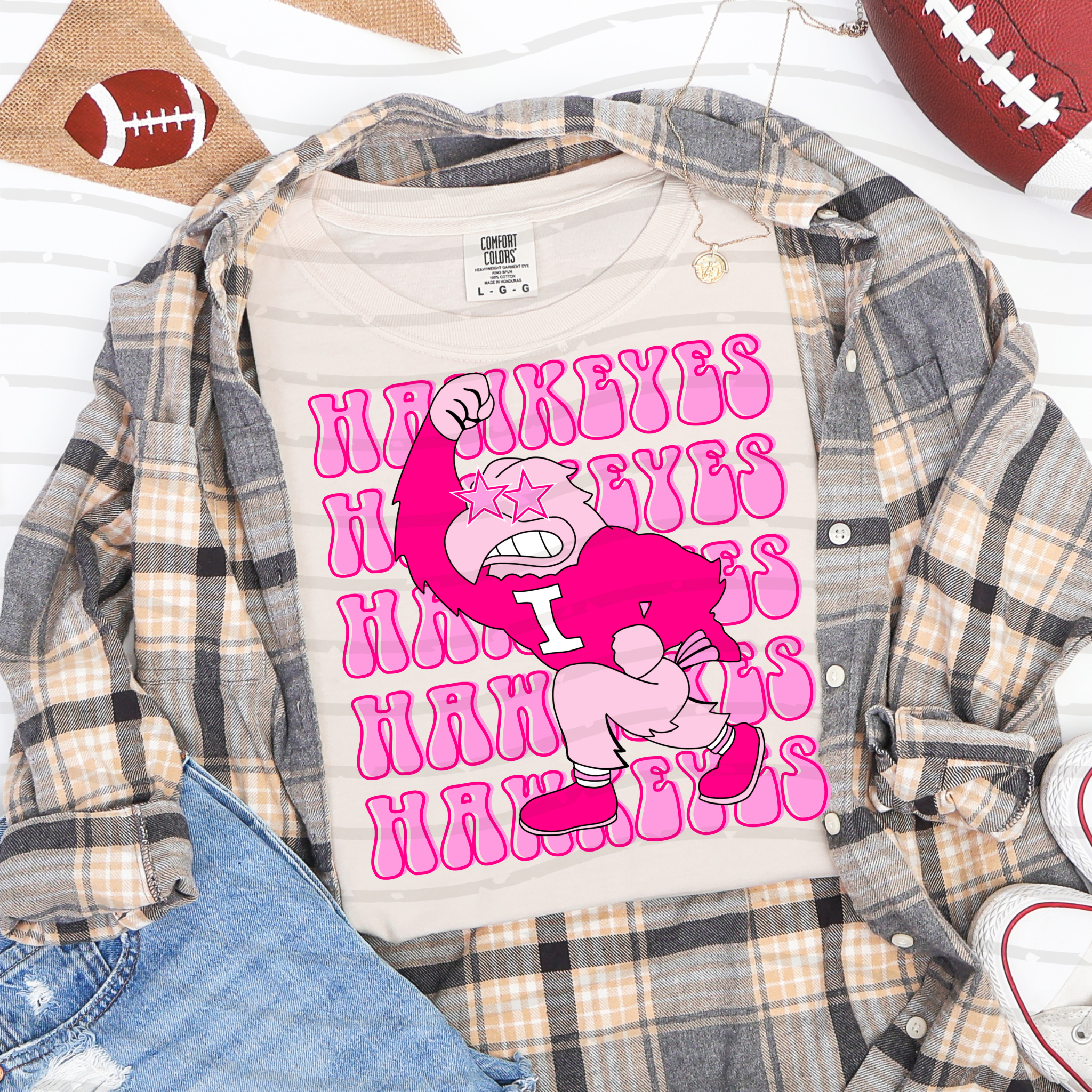 Pink Out Hawkeyes Tee
