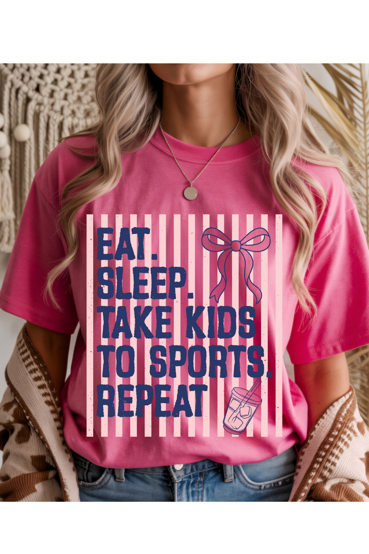 Eat Sleep Sports Graphic Tee