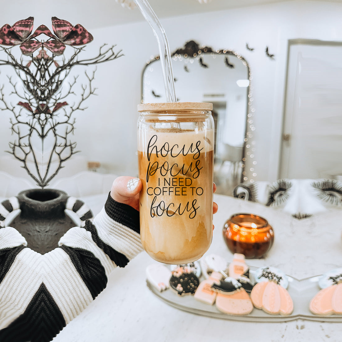 halloween coffee station decor
witchy morning potion vessel
magical focus coffee tumbler