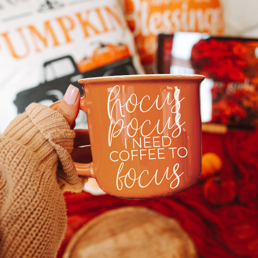 Autumn Coffee Bar Mug Orange Design
Fall Coffee Station Decor Orange Cup
Double Sided Halloween Mug Design Orange
Quality Ceramic Halloween Coffee Cup