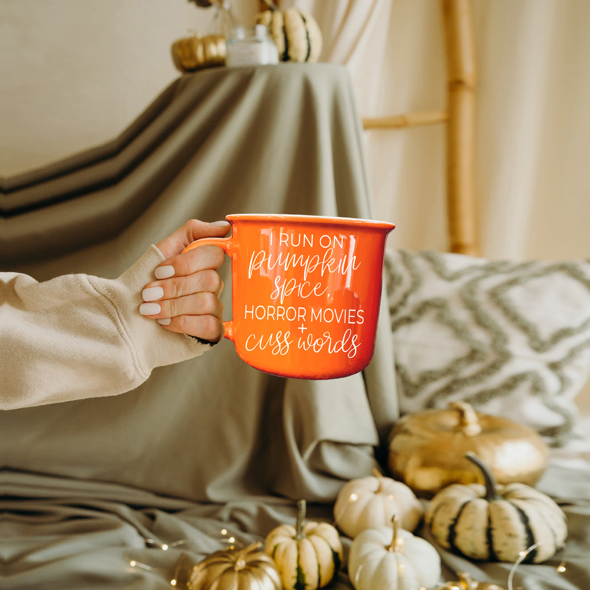 Pumpkin + Horror Mug