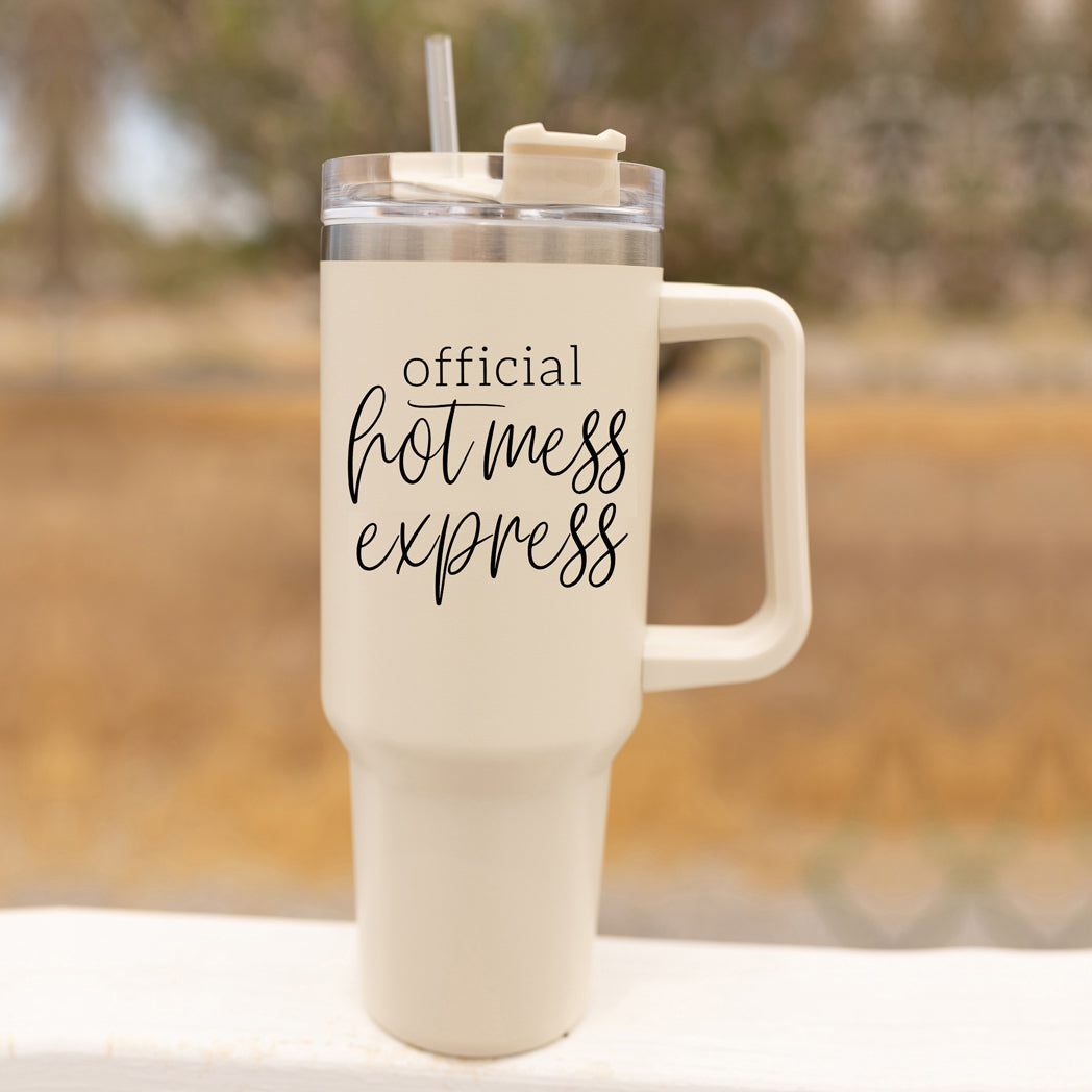 Official hot mess express tumblers