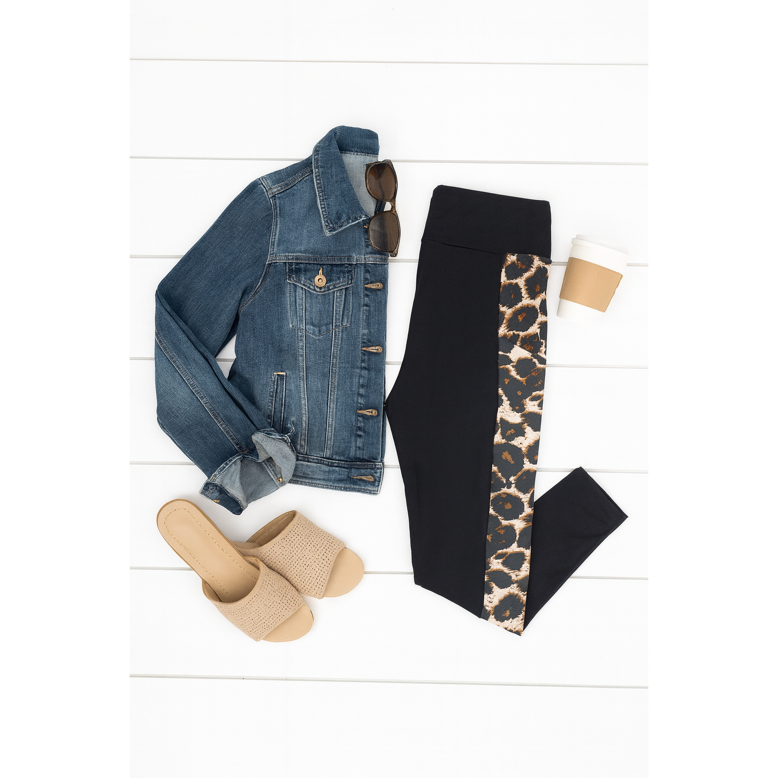 Ready to Ship | The Lexi - Leopard 2.0 Panel Leggings