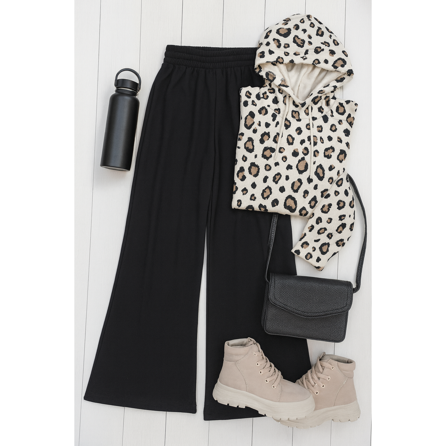 Ready to Ship | The Morgan - Casual Loose Fit LUXE Wide Leg Pants