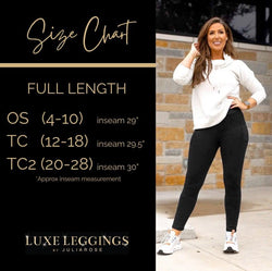 *Ready to Ship | BLACK FULL-LENGTH Leggings with POCKET  - Luxe Leggings by Julia Rose®