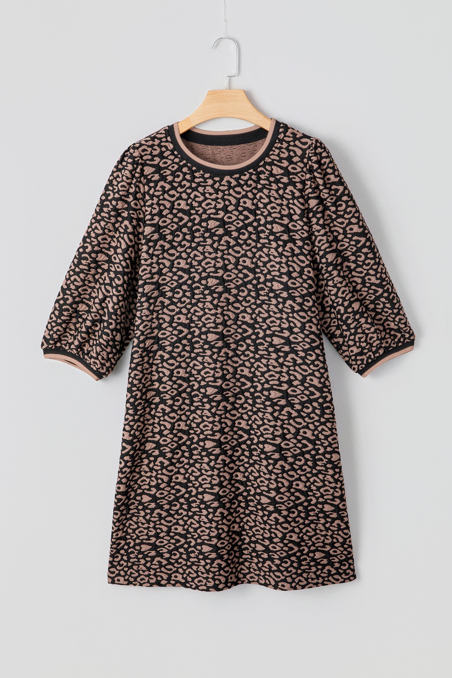 Black Leopard Mini Dress WTW