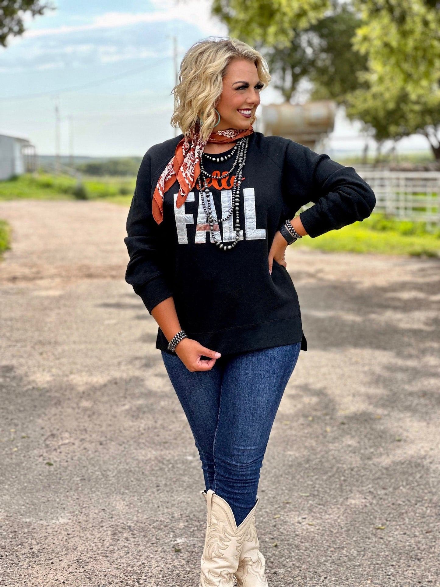 Hello Fall Applique Sweatshirt