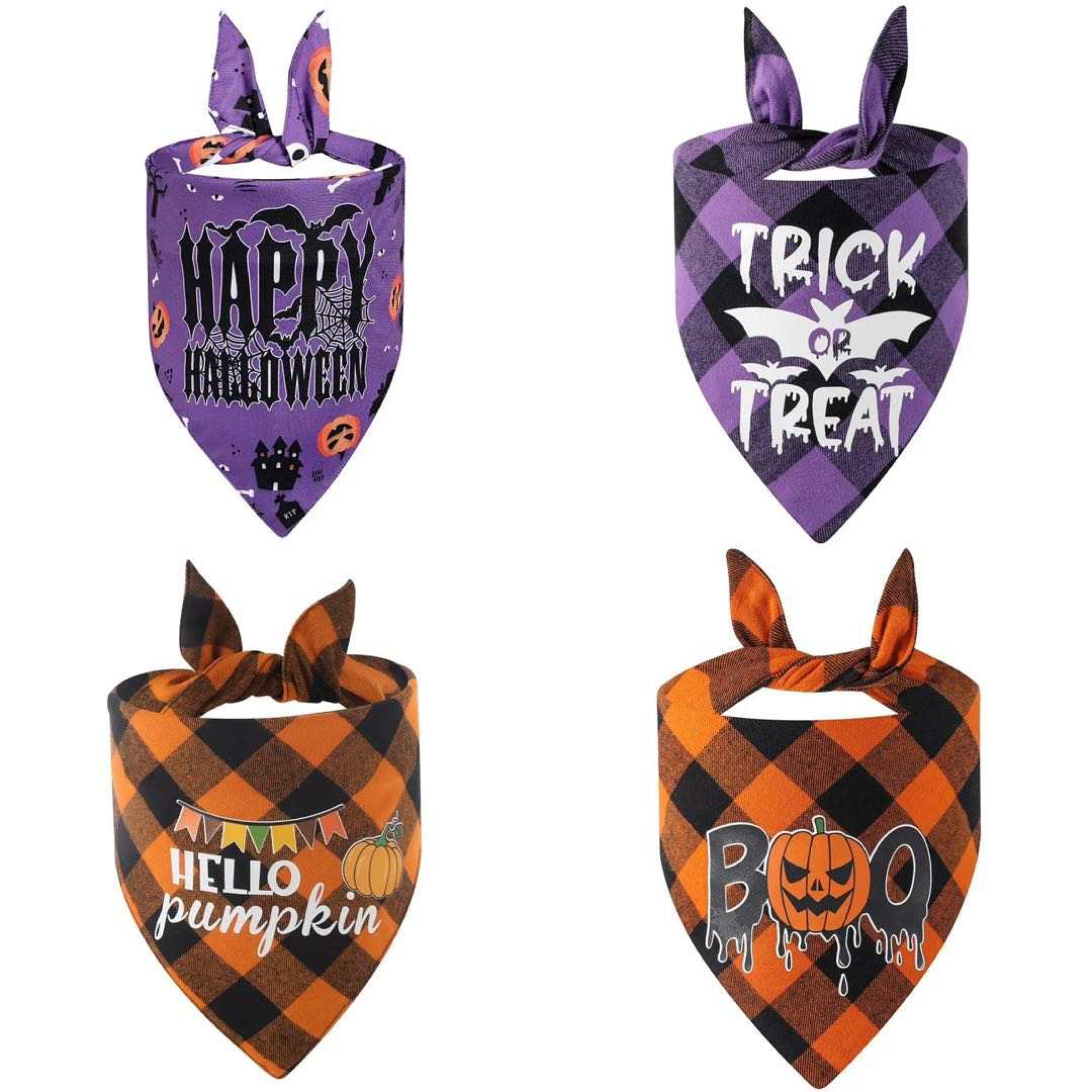 Ready to Ship | Halloween Dog Triangle Collar/Scarf*