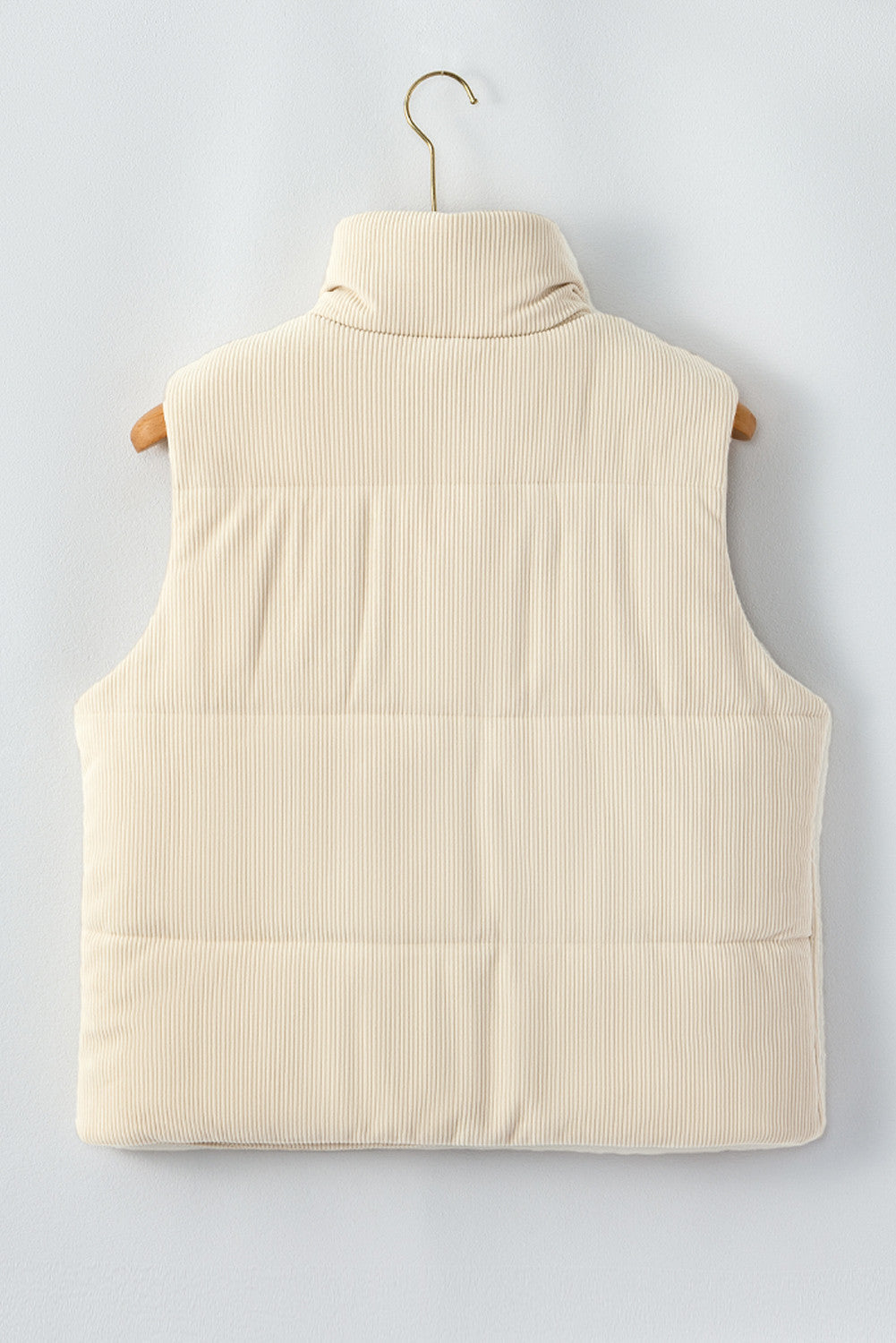 Corduroy Zip Up Puffer Vest WTW