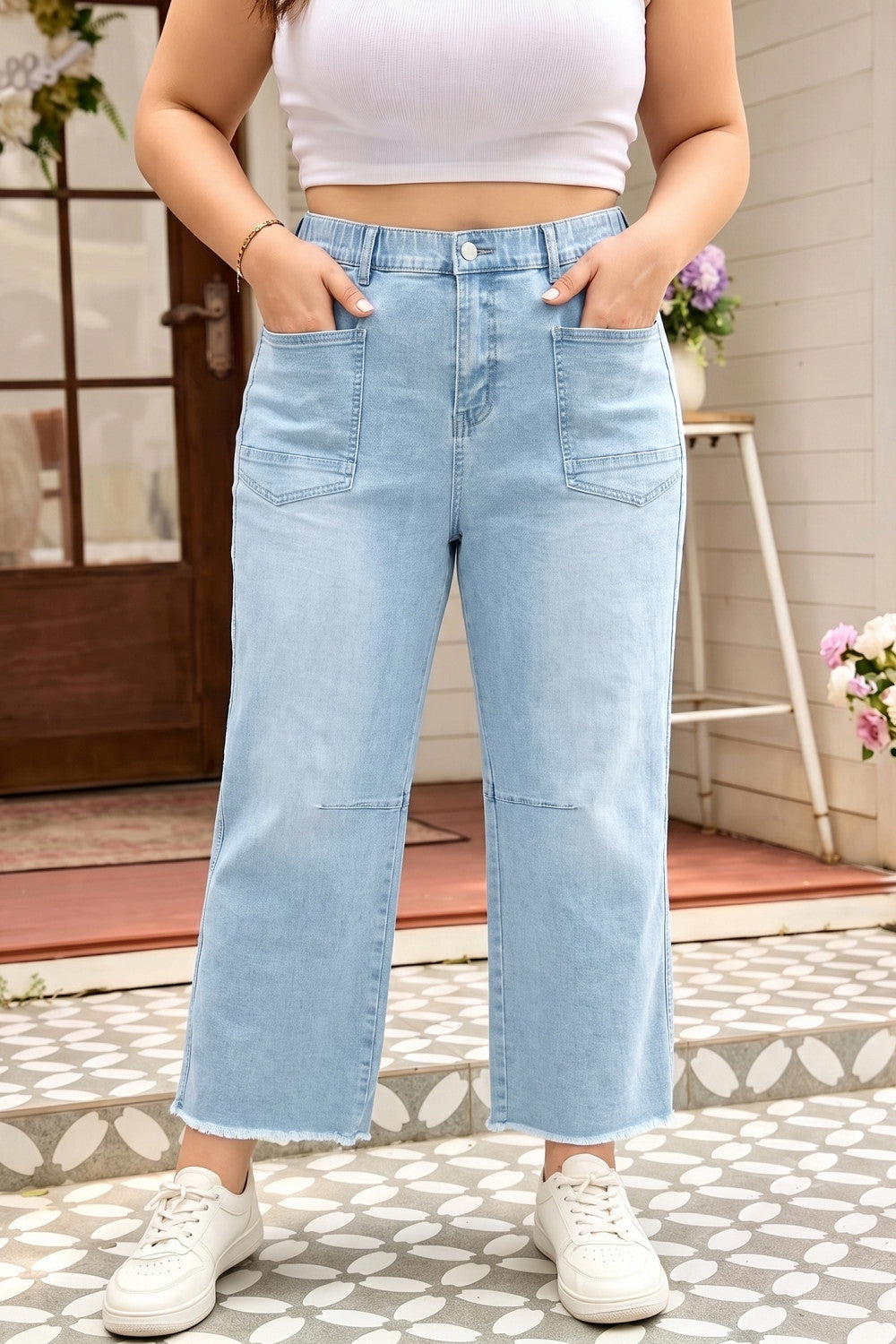 Blue Plus Raw Cut Jeans WTW
