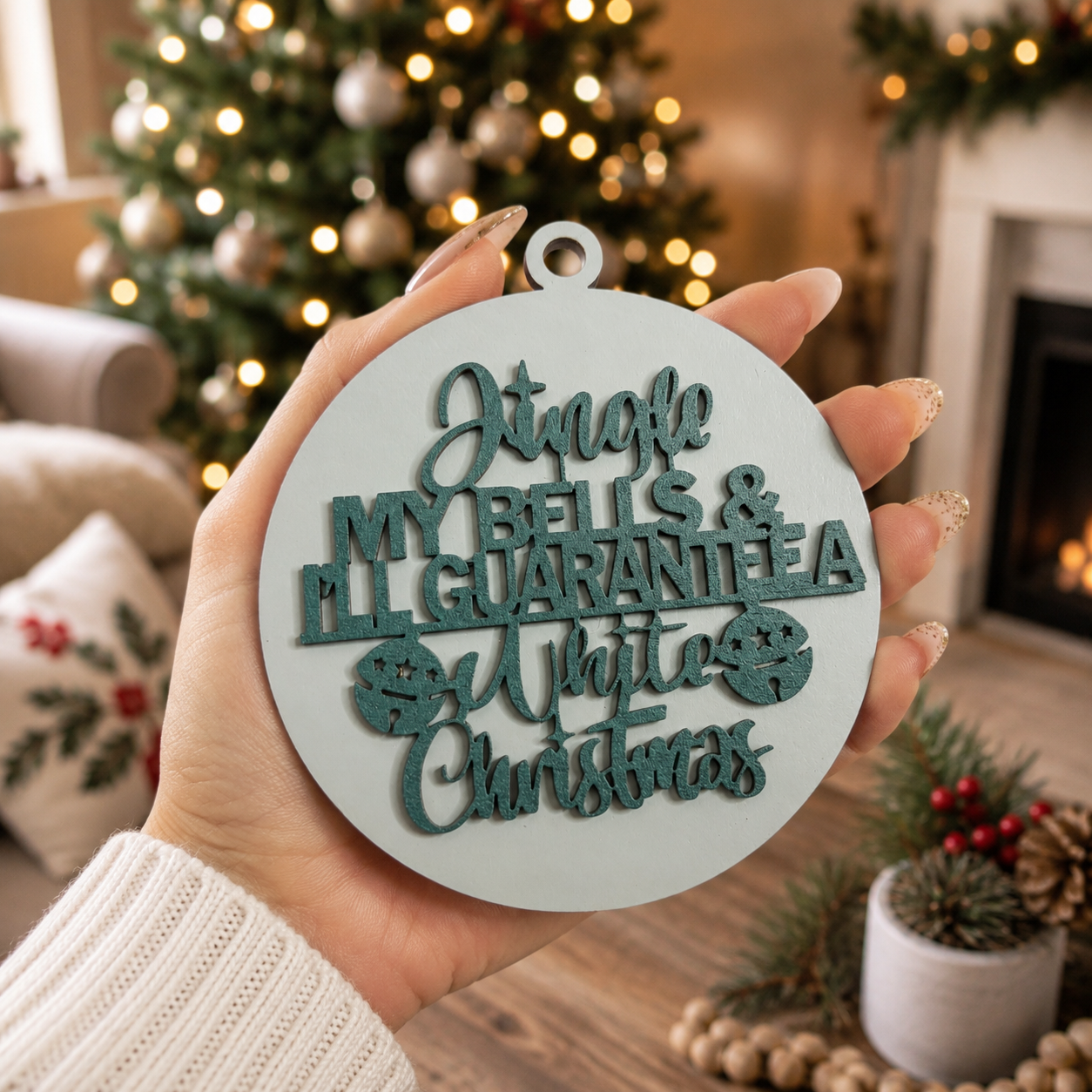 Funny gift for coworker • Funny gift for husband • Funny gift for wife • Christmas gifts for couples • Adult holiday décor • Holiday keepsake ornament • Unique Christmas ornament • Modern farmhouse Christmas decoration • Handmade wooden ornament • Christmas decoration gift • Holiday humor ornament • Christmas collectible ornament