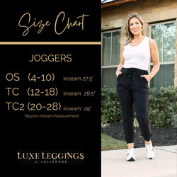 *Ready to Ship | The Reagan Black Joggers  - Luxe Leggings by Julia Rose®