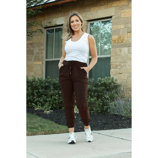 *PreOrder | The Brianna Brown Joggers  - Luxe Leggings