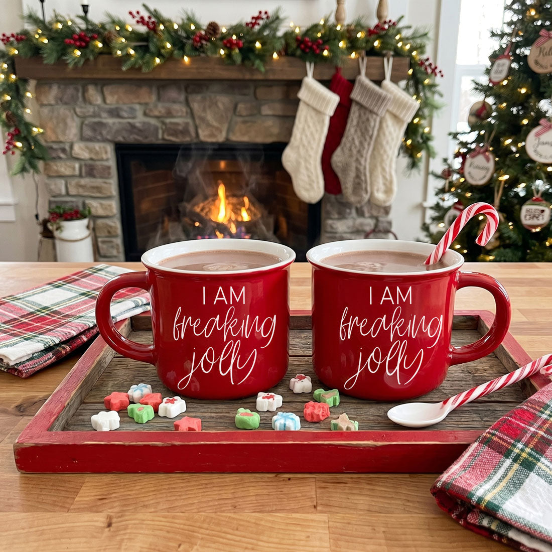 red mug filled with marshmallows
Christmas cocoa mug with whipped cream
festive mug near Christmas tree
holiday coffee cup cozy sweater
Christmas lights coffee mug photo
winter morning coffee aesthetic
cozy Christmas blanket coffee mug