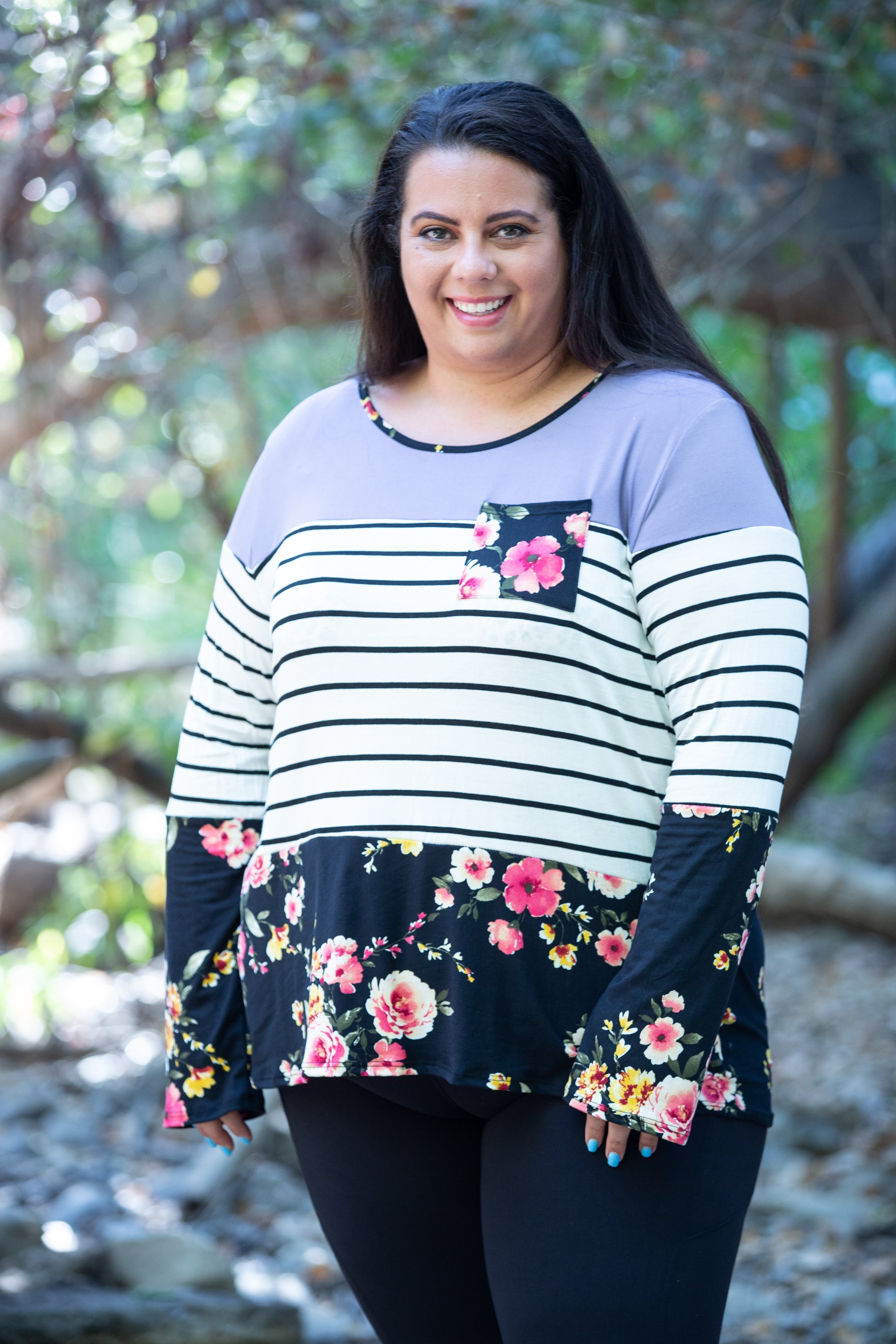 Fantasmic Colorblock Top