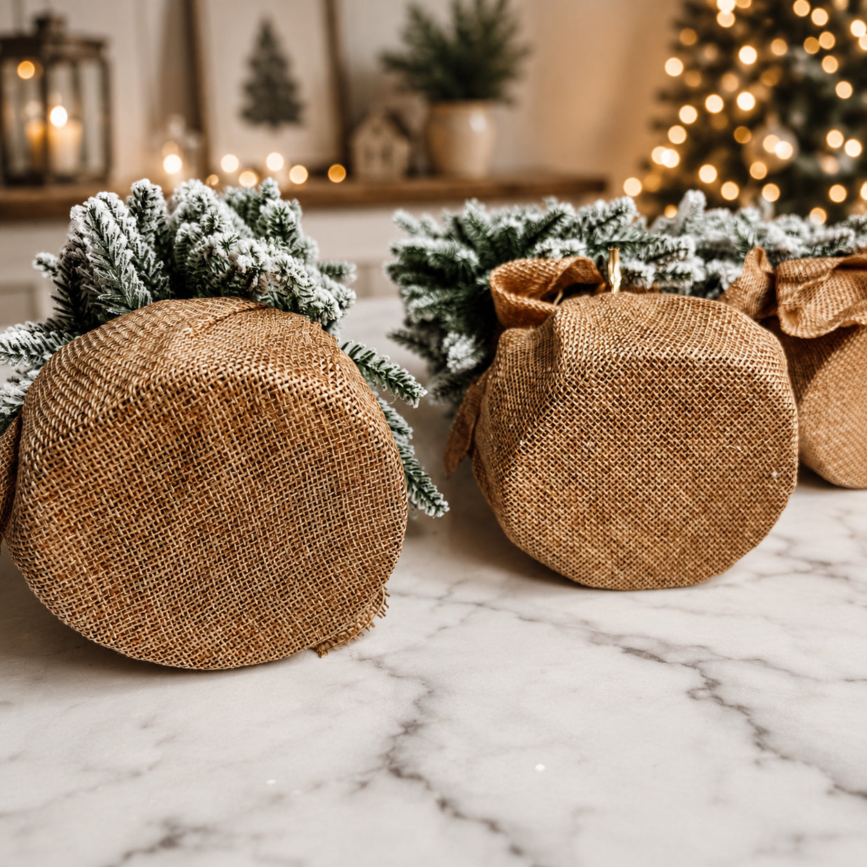 Snow Christmas Trees NEW