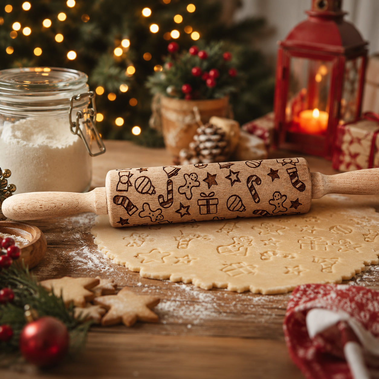 Christmas Rolling Pin Set