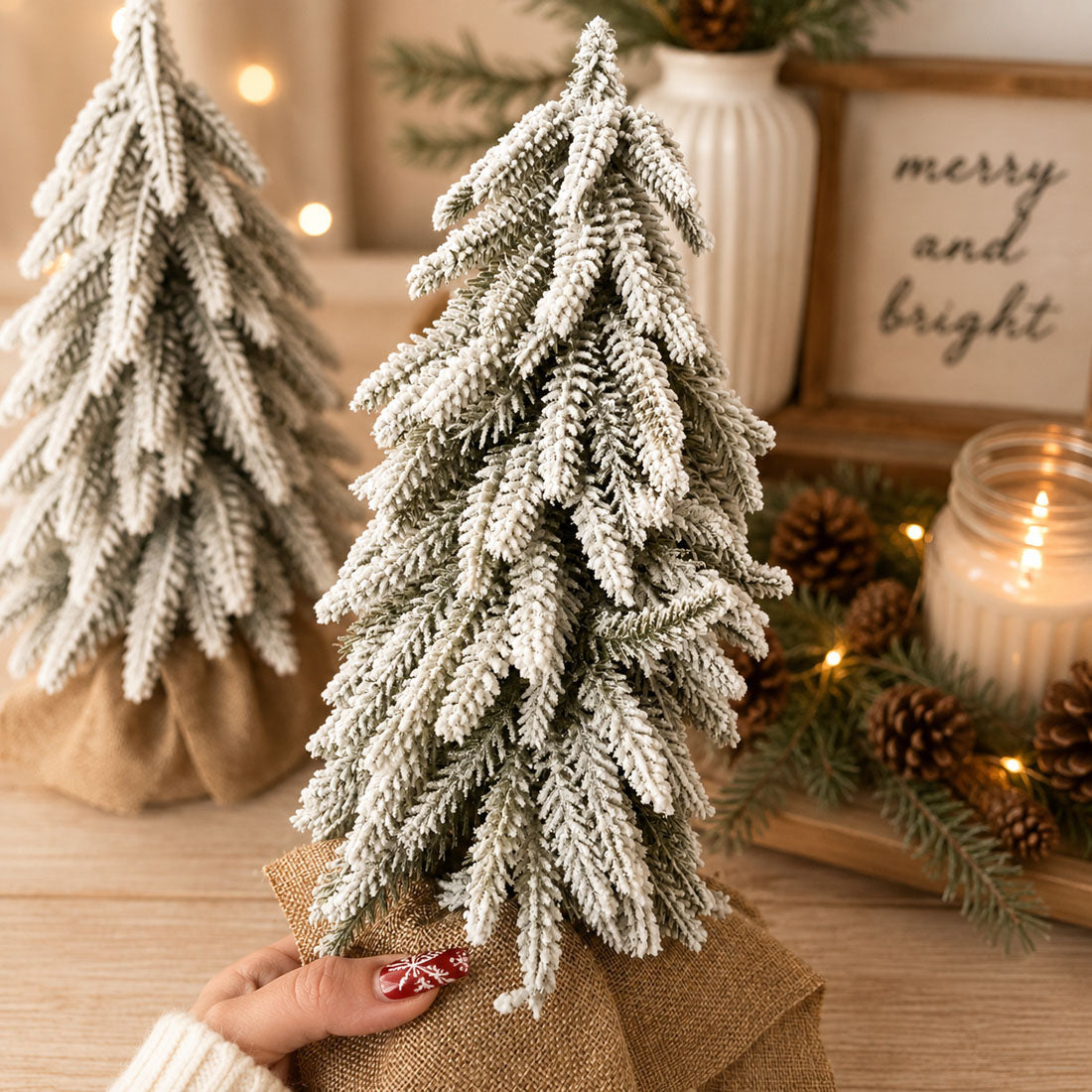 Snow Christmas Trees NEW