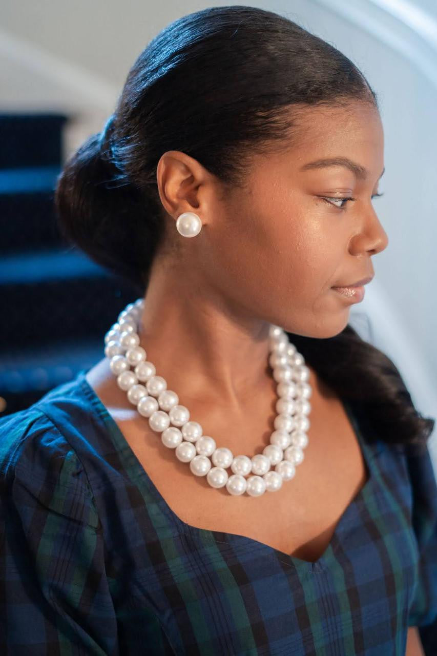 18mm Barrett Pearl Studs - Meeghan Mullin x Lisi Lerch Collection